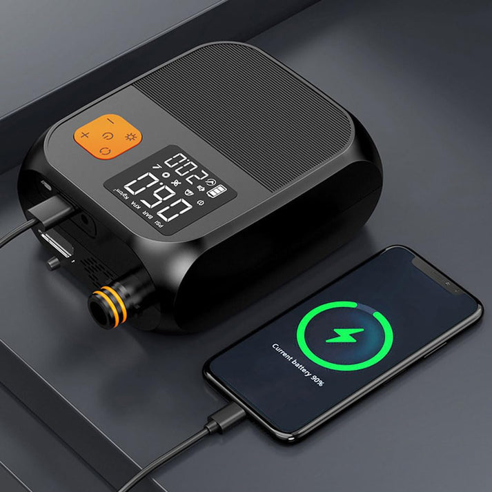 Bomba eléctrica con tecnología turbo para hinchar SUP rápidamente