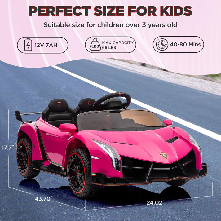 Coche infantil con control por niño y mando a distancia parental