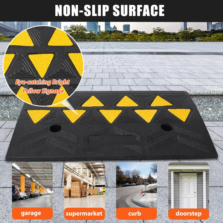 Rampa umbral caucho transición escalones bordillos sillas ruedas scooters cochecitos sin golpes tropiezos